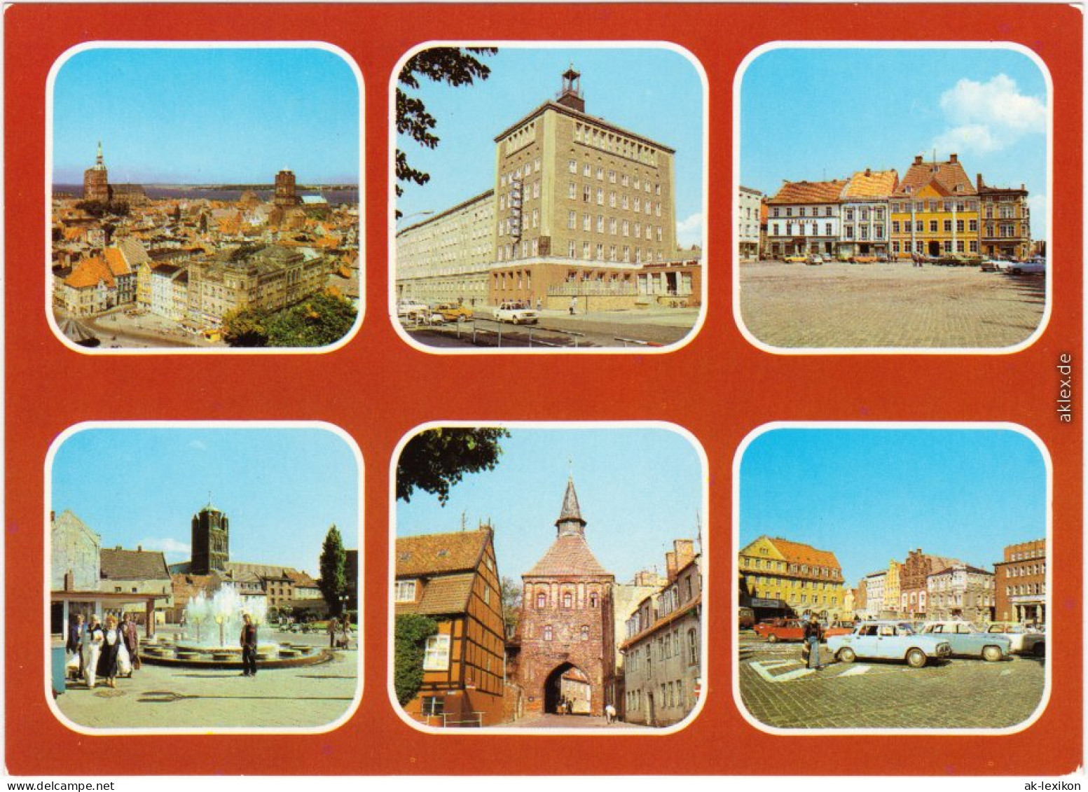 Stralsund Blick Vom Turm Der Marienkirche, Hotel "Baltic", Am Alten Markt 1985 - Stralsund