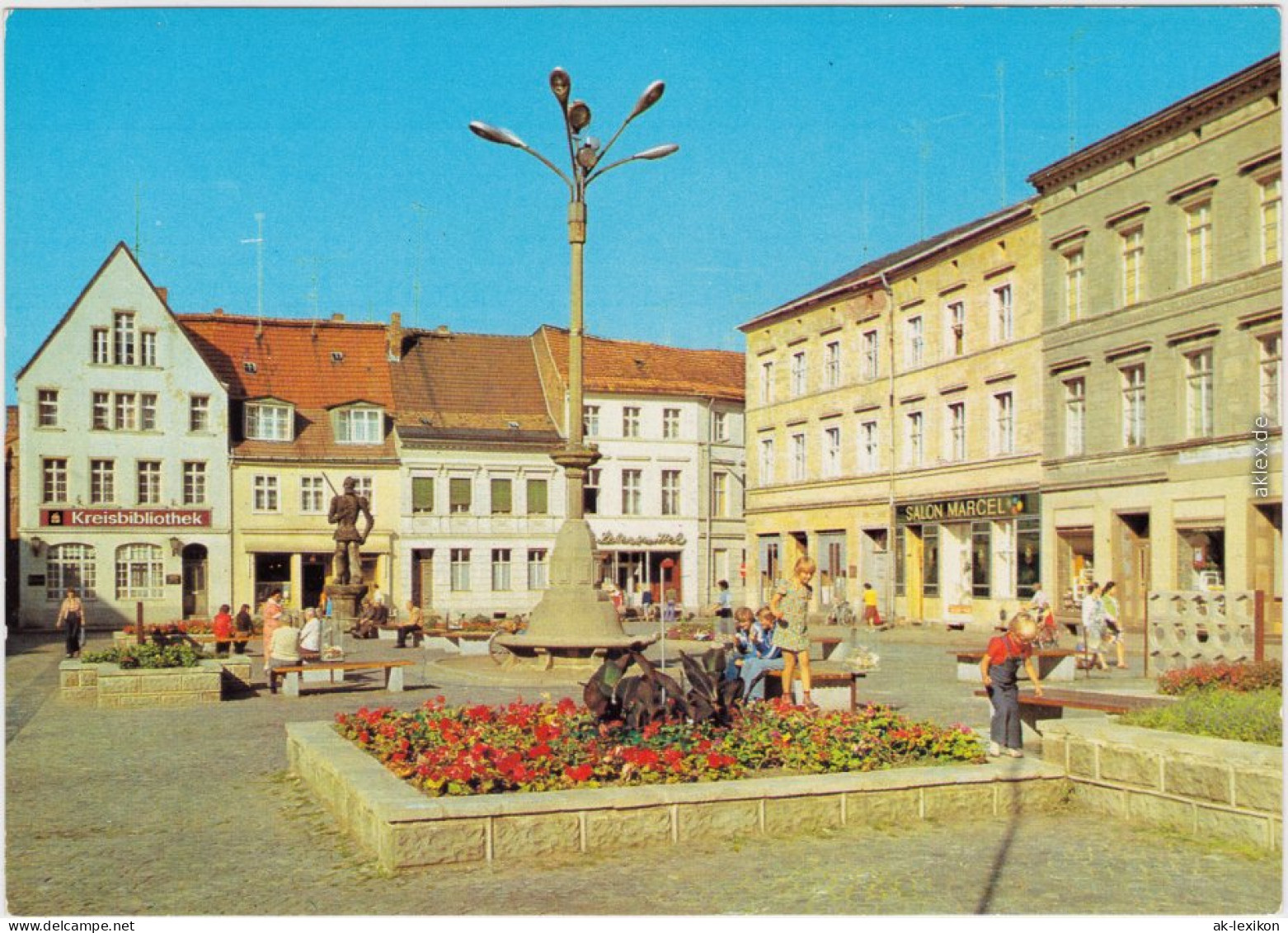 Asichtkarte Erleberg Großer Markt 1982 - Perleberg
