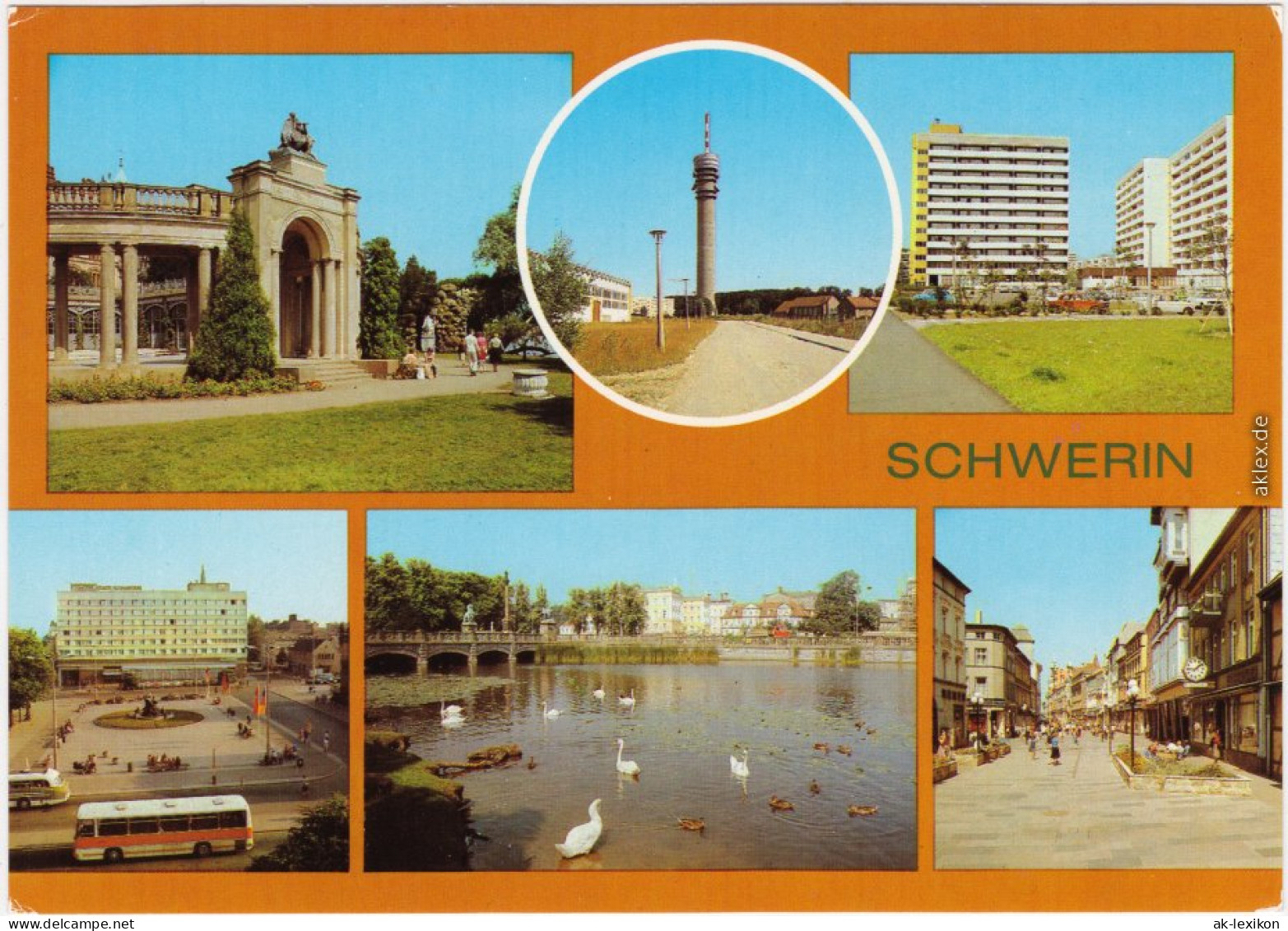 Schwerin S   Hotel "Stadt Schwerin" Am Grunthalplatz,Hermann-Matern-Straße 1985 - Schwerin