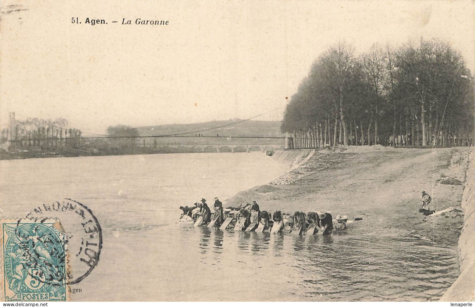 D8729 Agen La Garonne - Agen
