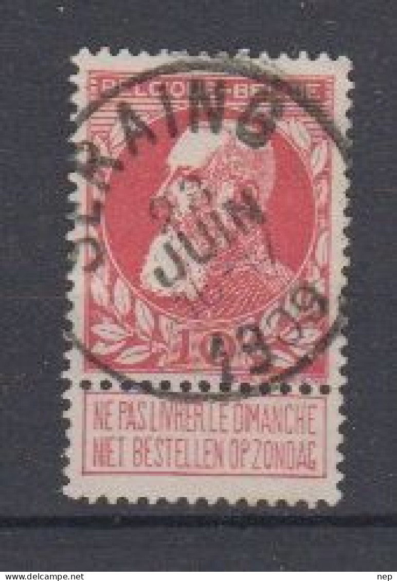 BELGIË - OPB - 1905 - Nr 74 - T1 L (SERAING) - COBA  +2.00 € - 1905 Breiter Bart