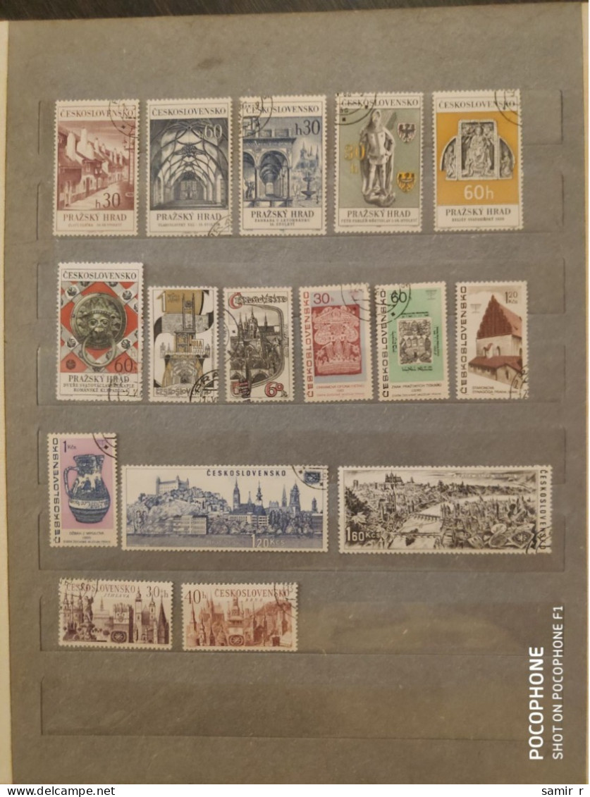 Czechoslovakia	Art (F96) - Used Stamps