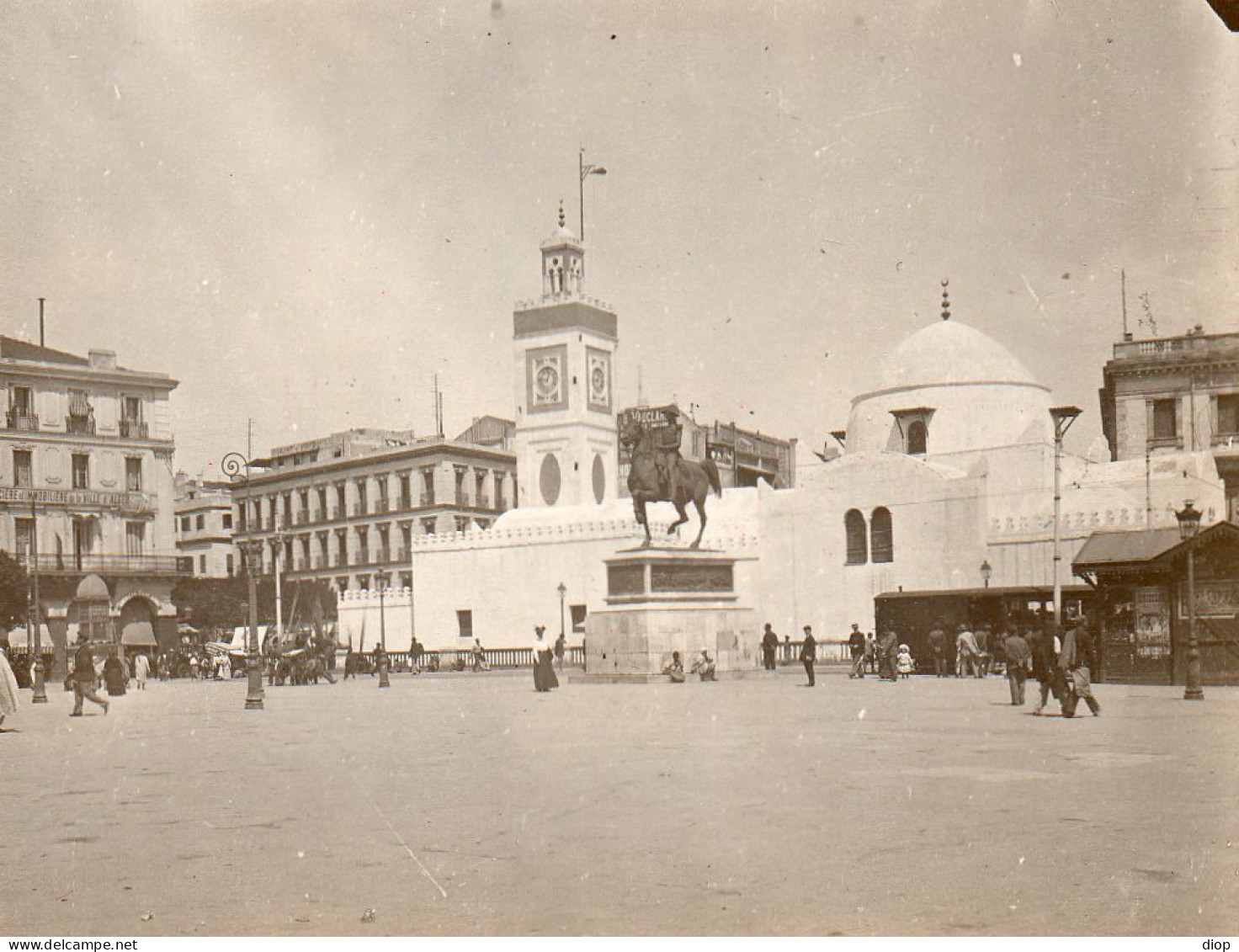 Photographie Photo Vintage Snapshot Alg&eacute;rie Alger Mosqu&eacute;e P&ecirc;cherie - Africa