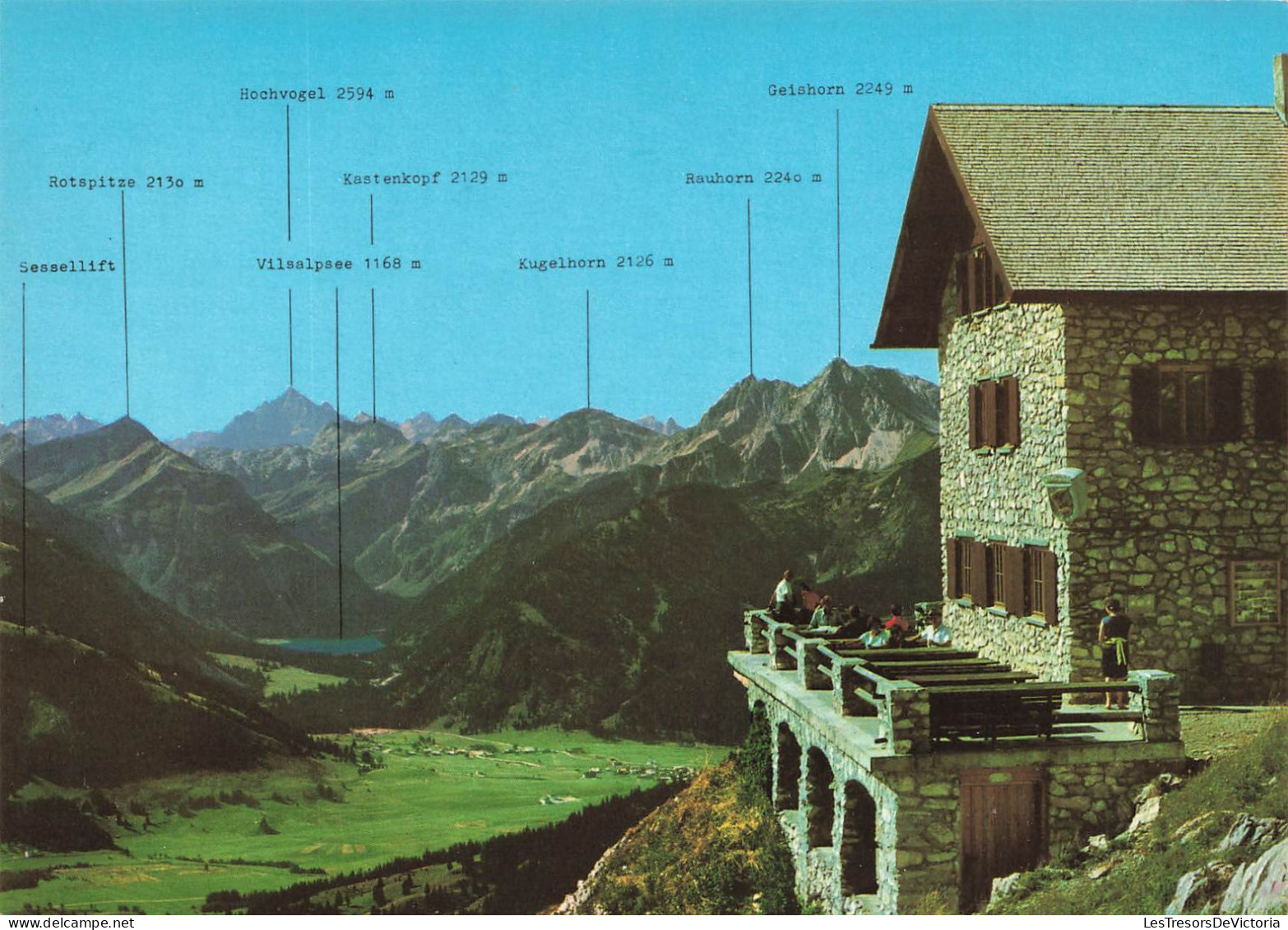 ALLEMAGNE - Pfrontnerhutte Am Aggenstein - 1800 M In Tirol (Tannheinmertal) - Animé - Carte Postale - Pfronten