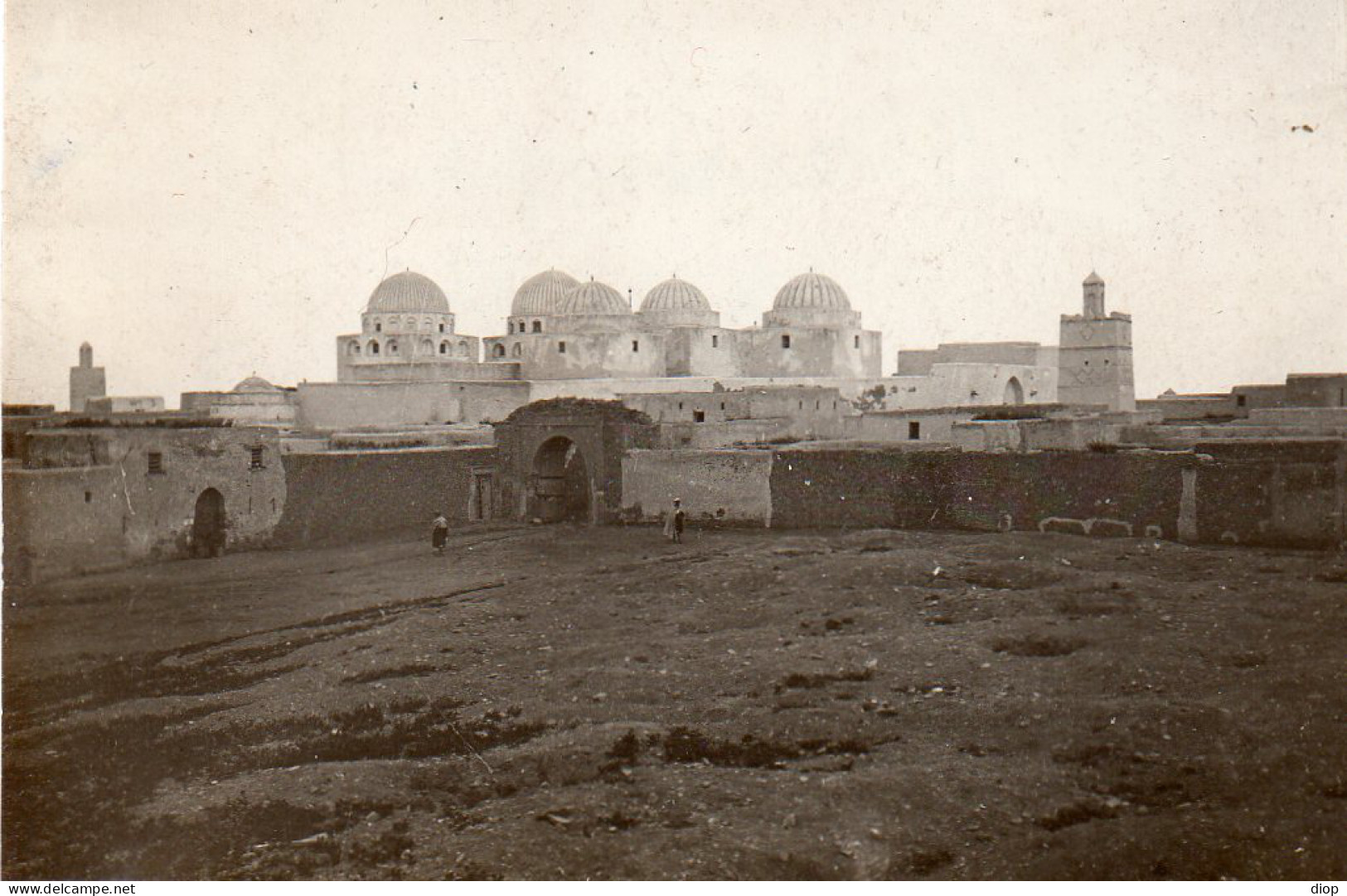 Photographie Photo Vintage Snapshot Tunisie Kairouan Mosqu&eacute;e Sabres - Afrique