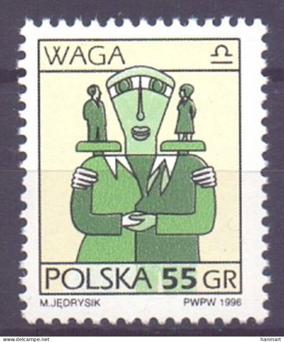 Poland 1996 Mi 3597 Fi 3449 MNH  (ZE4 PLD3597) - Astrología