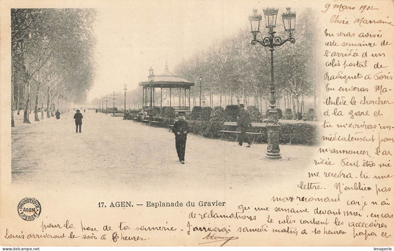 D8739 Agen Esplanade Du Gravier - Agen