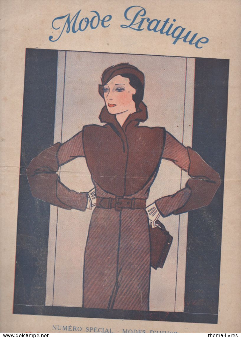 Revue  MODE PRATIQUE  N°42 Du 17 Octobre 1931 Avec Belle Couverture Illustrée      (CAT4084 /31/42) - Fashion