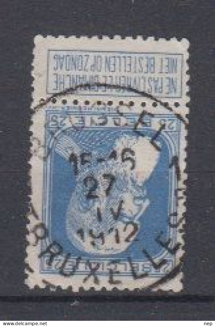 BELGIË - OPB - 1905 - Nr 76 - T4 R (BRUSSEL/BRUXELLES 1AP) - COBA  +1.00 € - 1905 Grove Baard