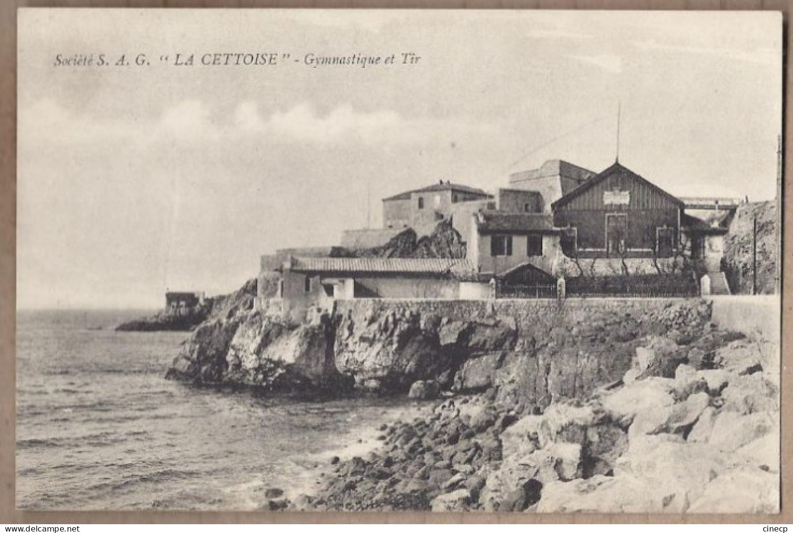 CPA 34 - CETTE SETE - Société S. A. G. " LA CETTOISE " - Gymnastique Et Tir - Verso ASSOCIATION Du MIDI Mr SCHEYDT 1918 - Sete (Cette)