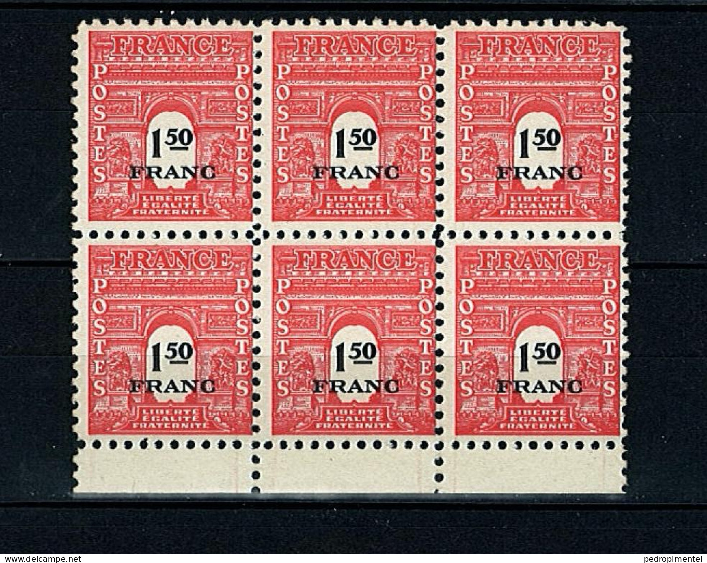 France Stamps | 1945 | UPU | MNH #656-665 (block Of 6) - Ungebraucht