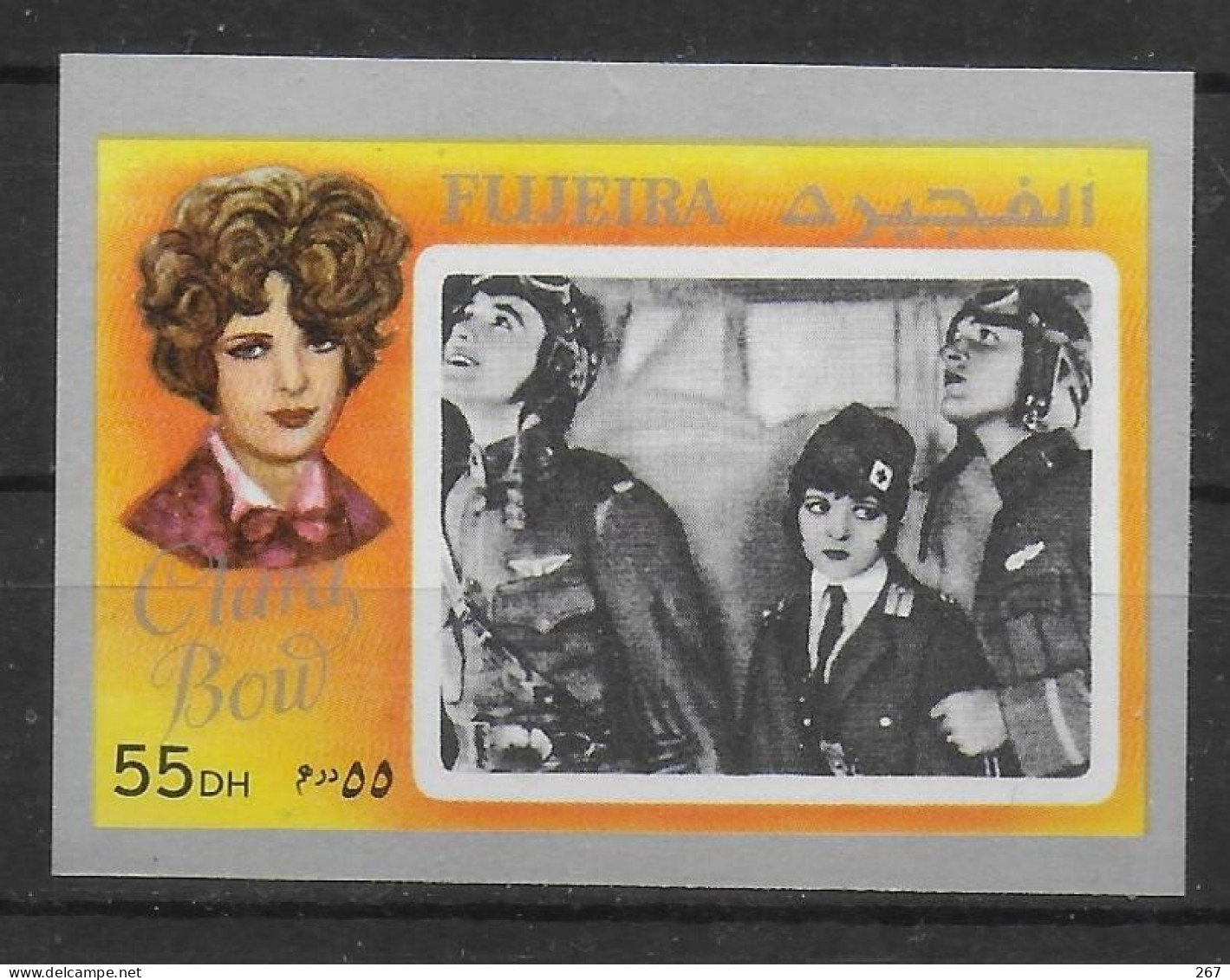 FUJEIRA  N°  * *  NON DENTELE  Cinema Film Acteurs Clara Bow - Attori