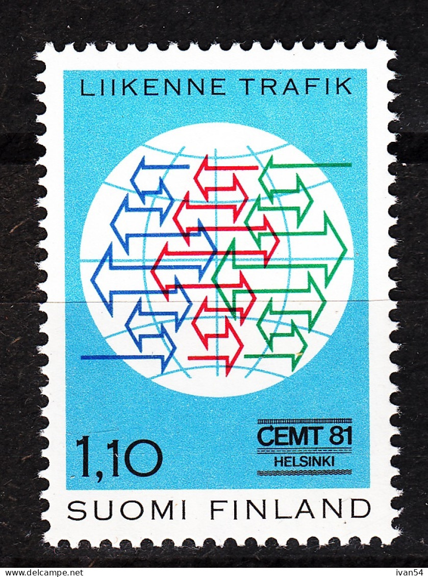 FINLAND : 847 ** MNH – Conférence Européenne Transports 1981 - Neufs