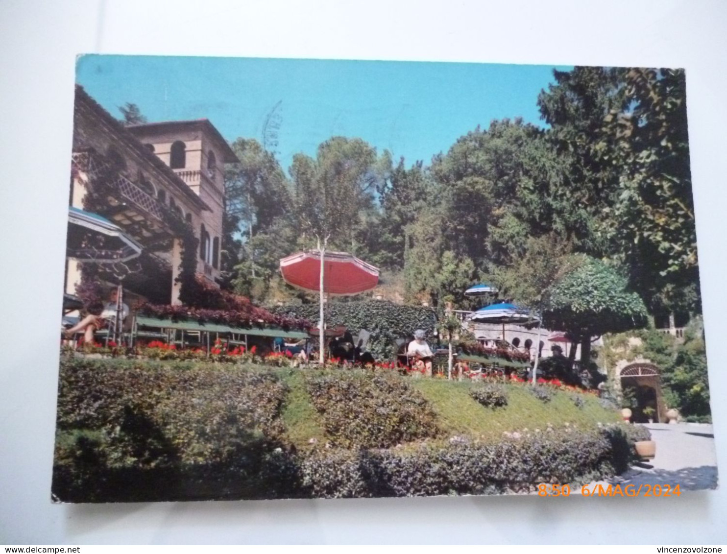 Cartolina Viaggiata "CHIANCIANO TERME Sorgente S. Elena - Parco" 1973 - Siena