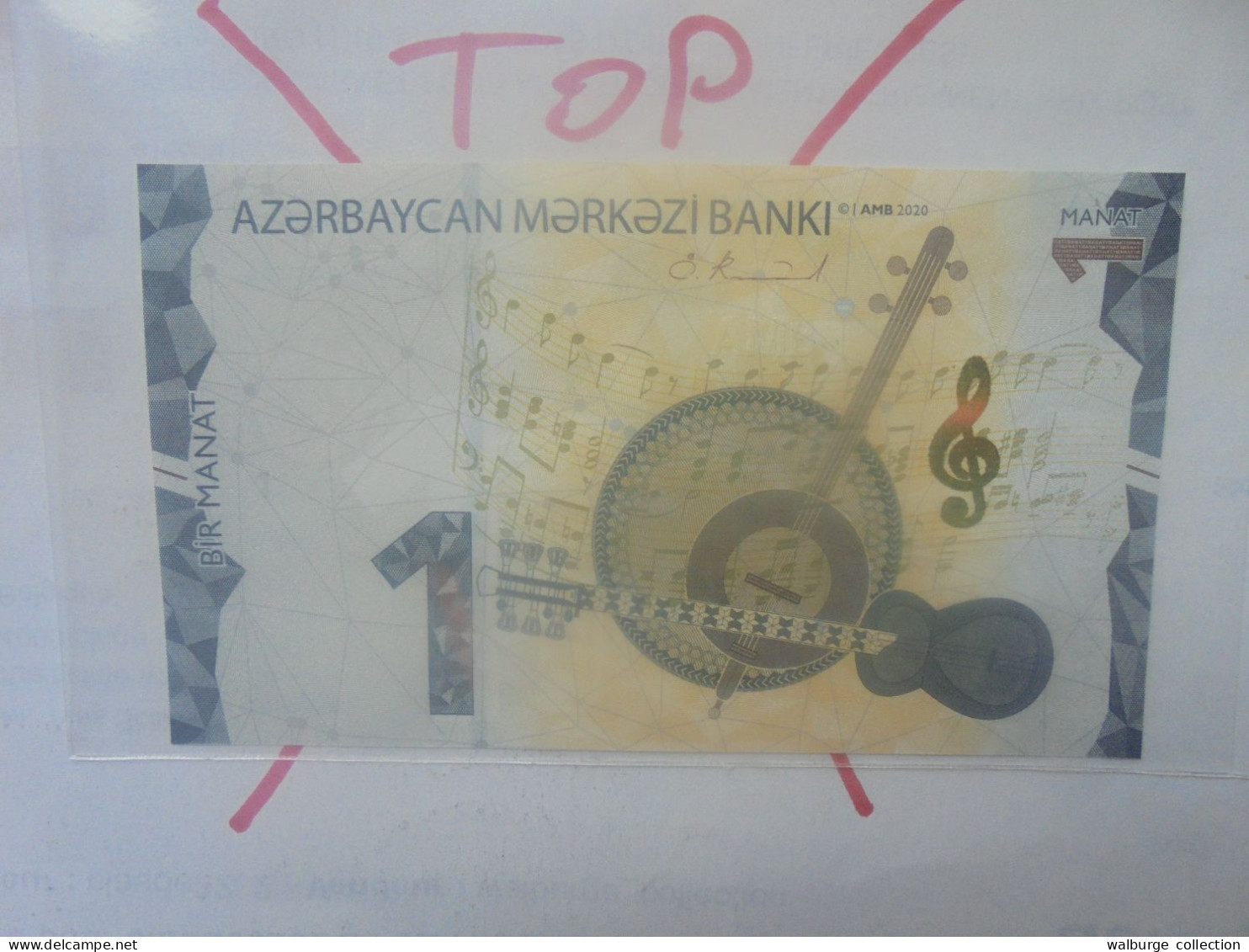 Azerbaidjan 1 MANAT 2020 Neuf (B.33) - Azerbeidzjan