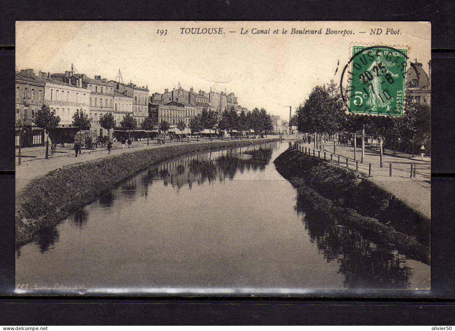 Toulouse - Le Canal Et Le Boulevard Bonrepos - - Toulouse