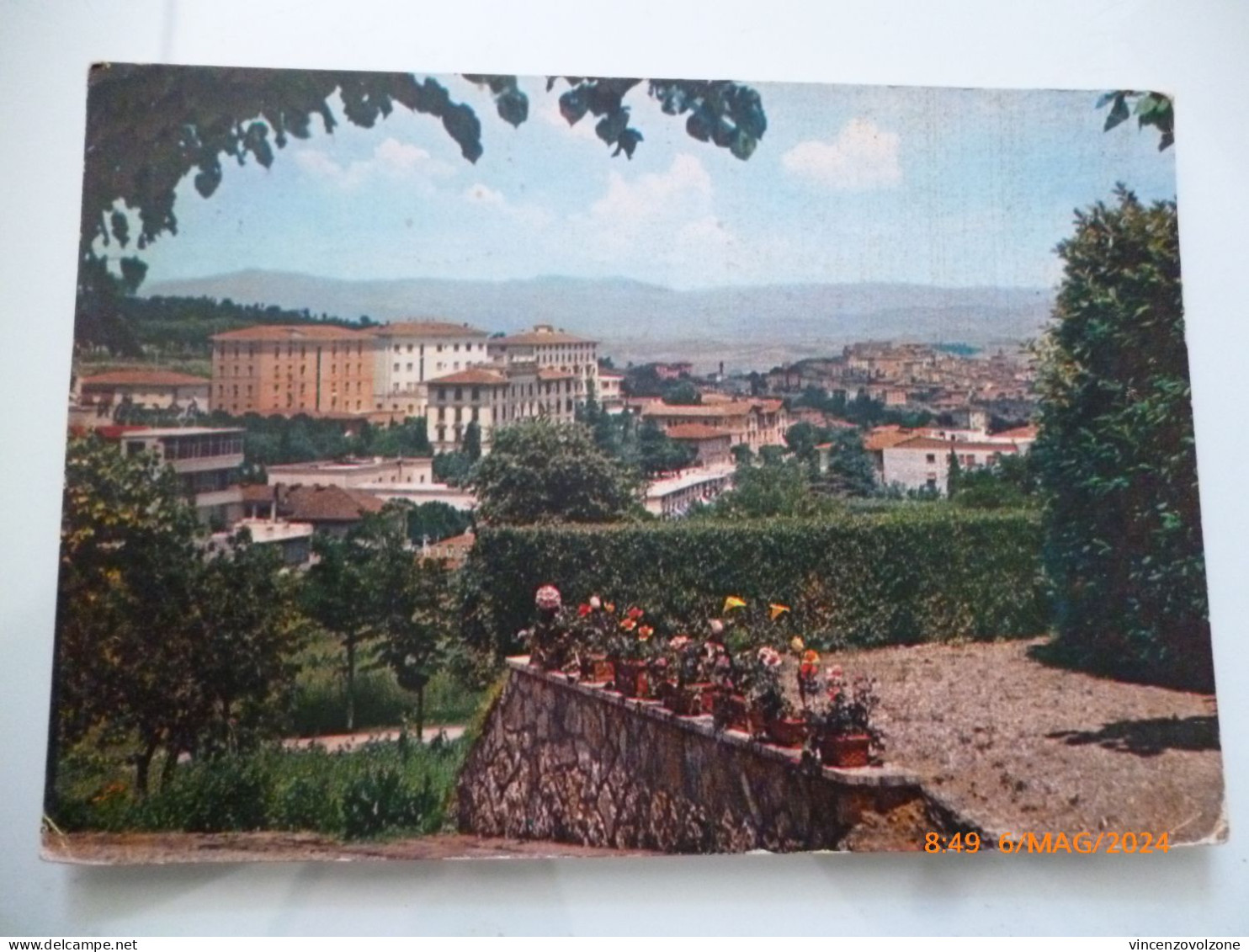 Cartolina Viaggiata "CHIANCIANO TERME Panorama"  1961 - Siena