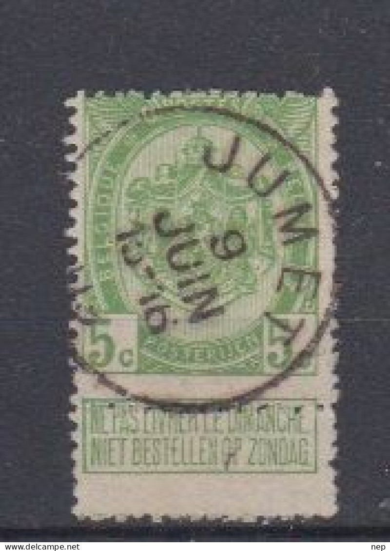 BELGIË - OBP - 1907 - Nr 83 T1 L (JUMET) - Coba + 2.00 € - 1893-1907 Wapenschild