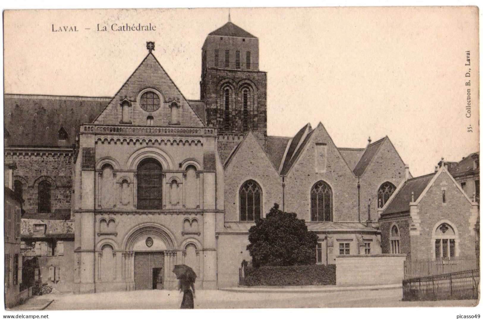Mayenne , Laval , La Cathédrale . - Laval