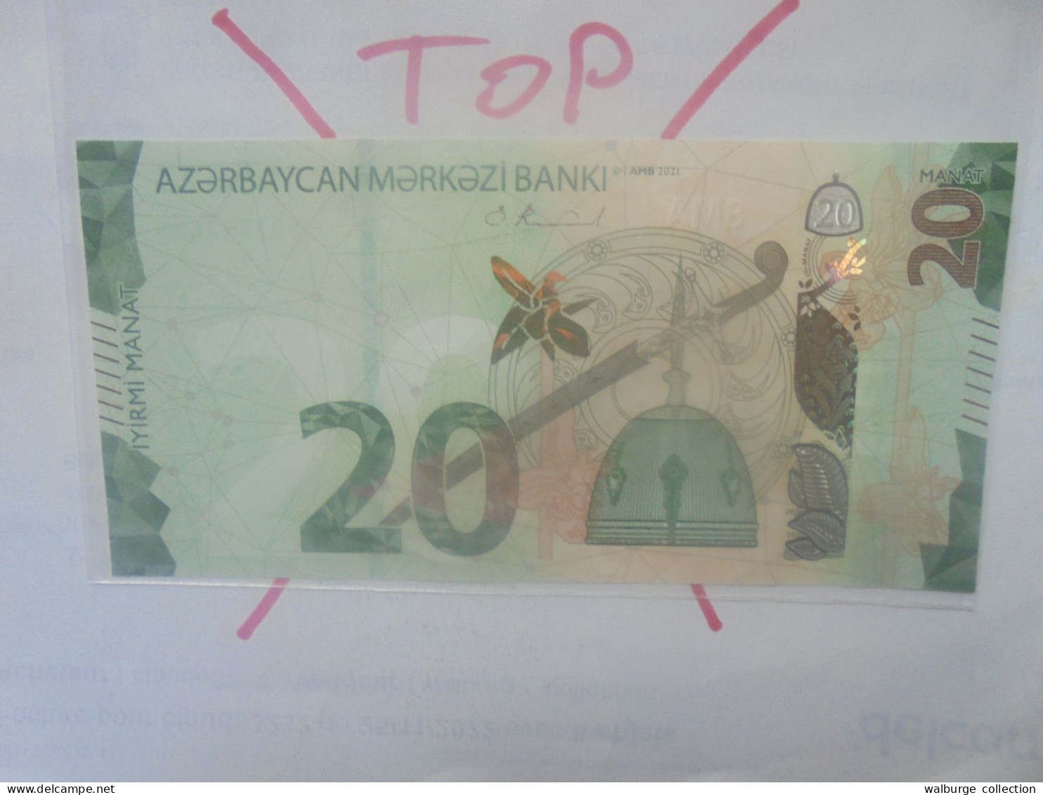 Azerbaidjan 20 MANAT 2021 Neuf (B.33) - Azerbaïdjan