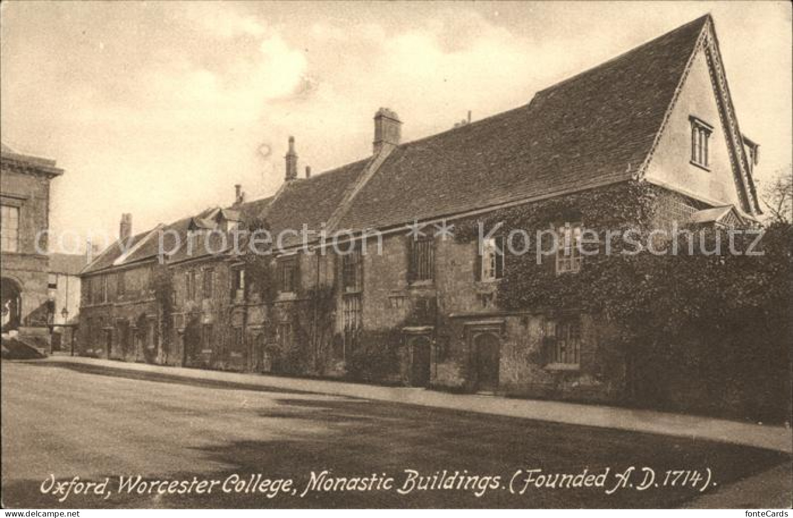 11674423 Oxford Oxfordshire Worcester College Monastic Buildings  - Other & Unclassified