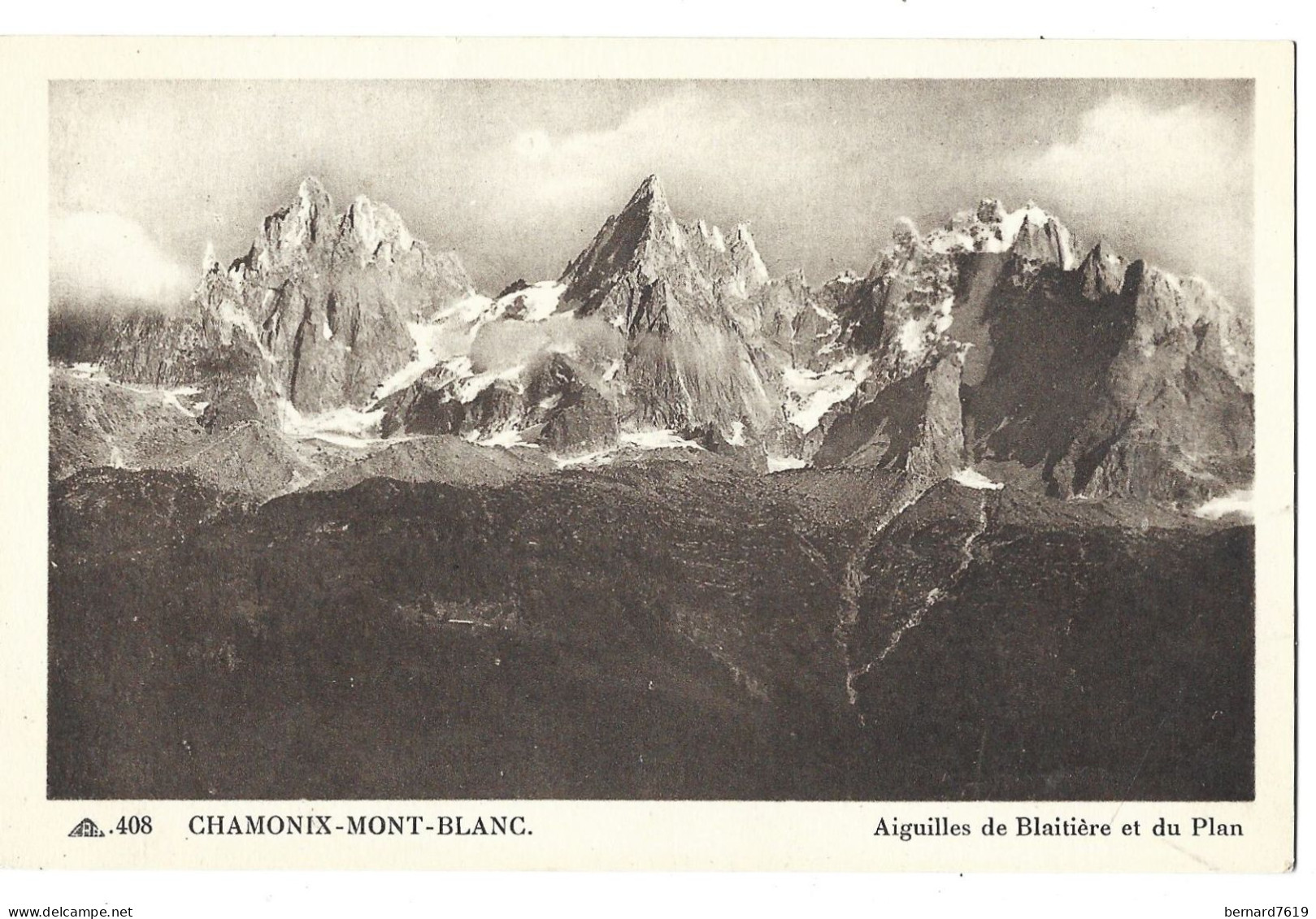 74 - Chamonix - Mont Blanc -  Aiguilles De Blaitiere Et Du Plan - Chamonix-Mont-Blanc