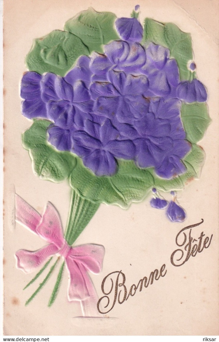 FANTAISIE(CARTE GAUFREE) FLEUR - Sainte-Catherine