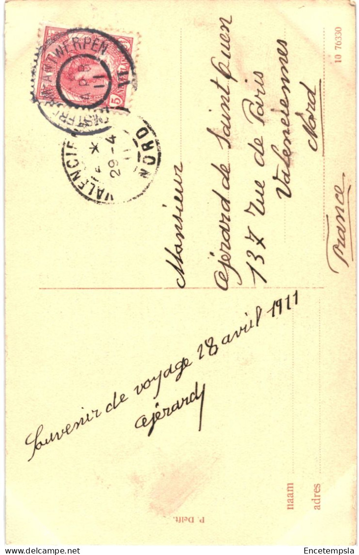 CPA Carte Postale Pays Bas Delft Prinsenhof 1911 VM80450 - Delft