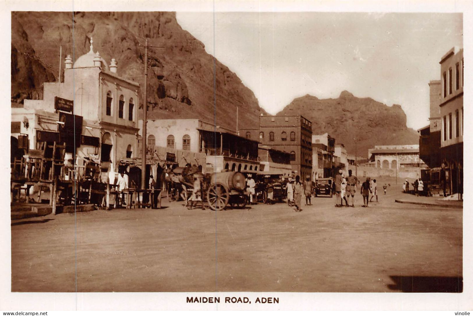 P-24-Mi-Is-604 :  ADEN. MAIDEN ROAD. ARABIE. - Yémen