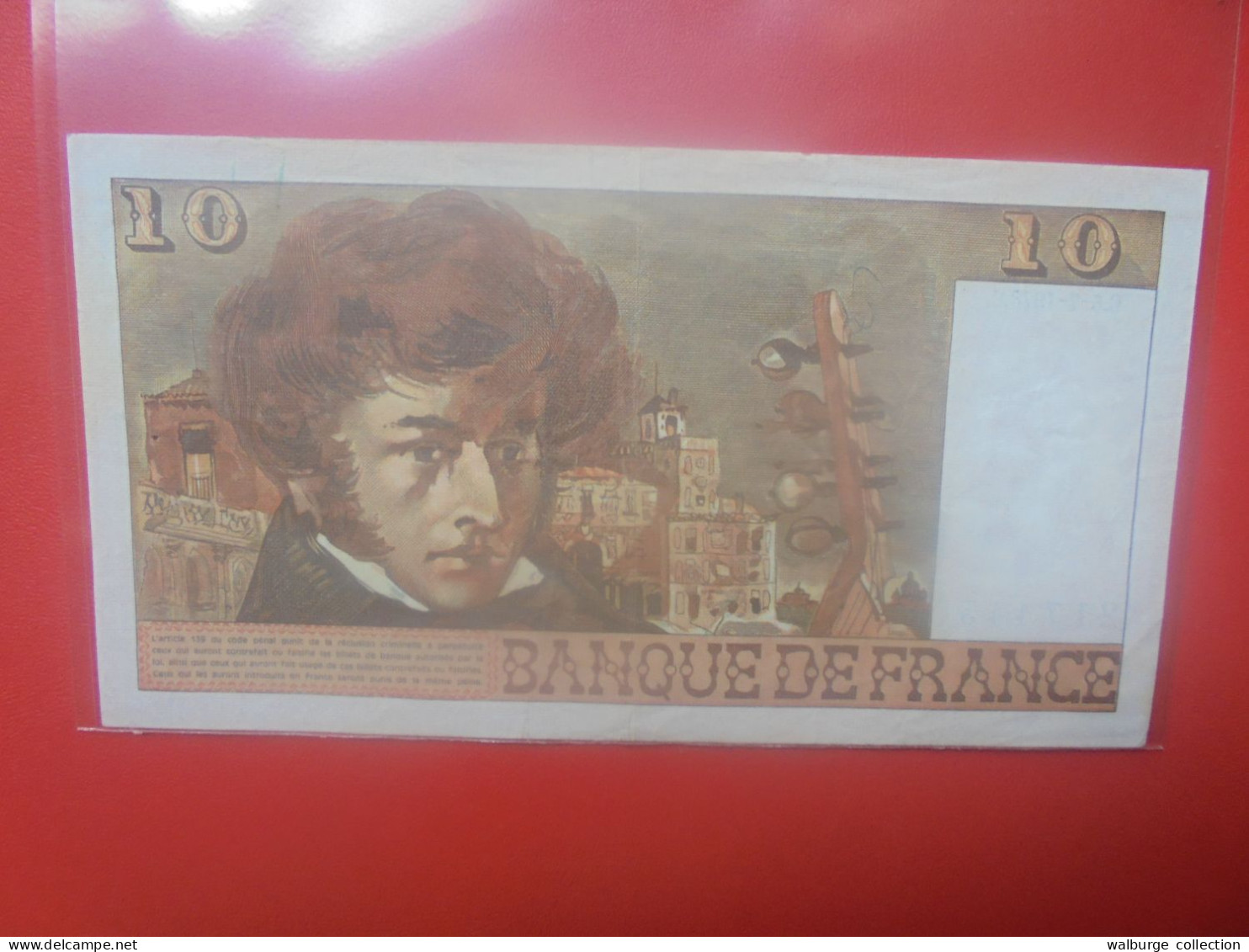 FRANCE 10 FRANCS 1978 Circuler (B.33) - 10 F 1972-1978 ''Berlioz''