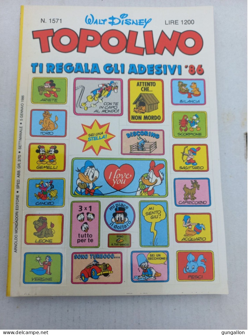 Topolino (Mondadori 1986) N. 1571 - Disney