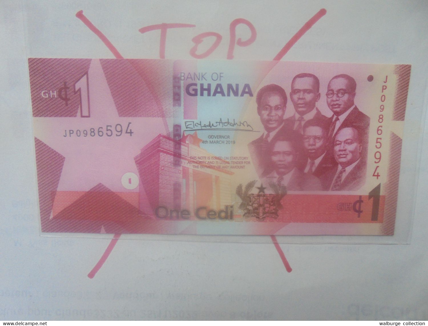 GHANA 1 CEDI 2019 Neuf (B.33) - Ghana