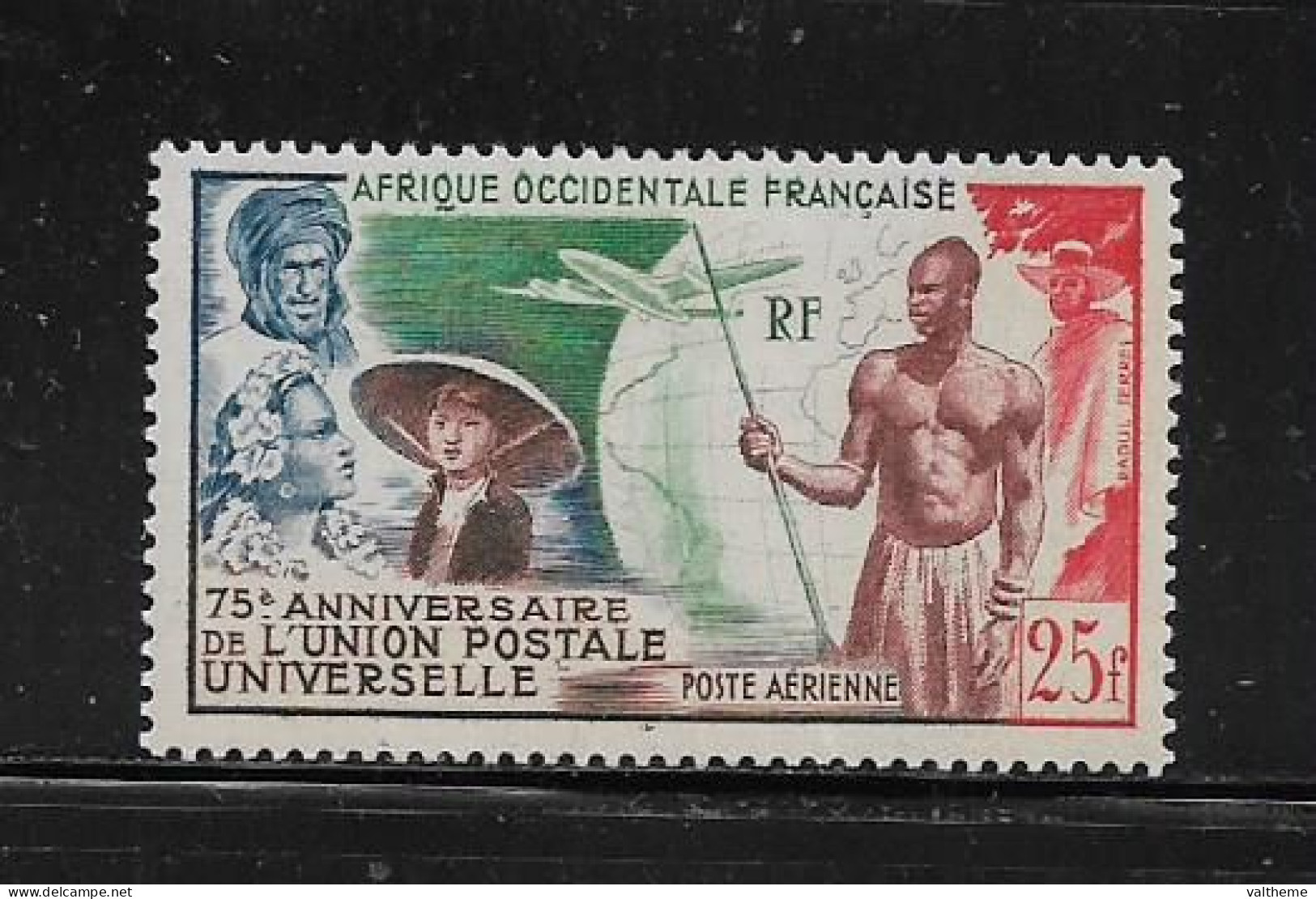 A.O.F  ( DIV - 426 )   1949   N° YVERT ET TELLIER  POSTE AERIENNE   N° 15   N* - Unused Stamps