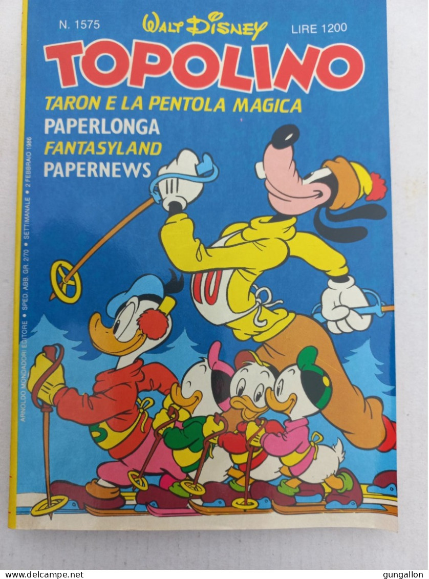 Topolino (Mondadori 1986) N. 1575 - Disney