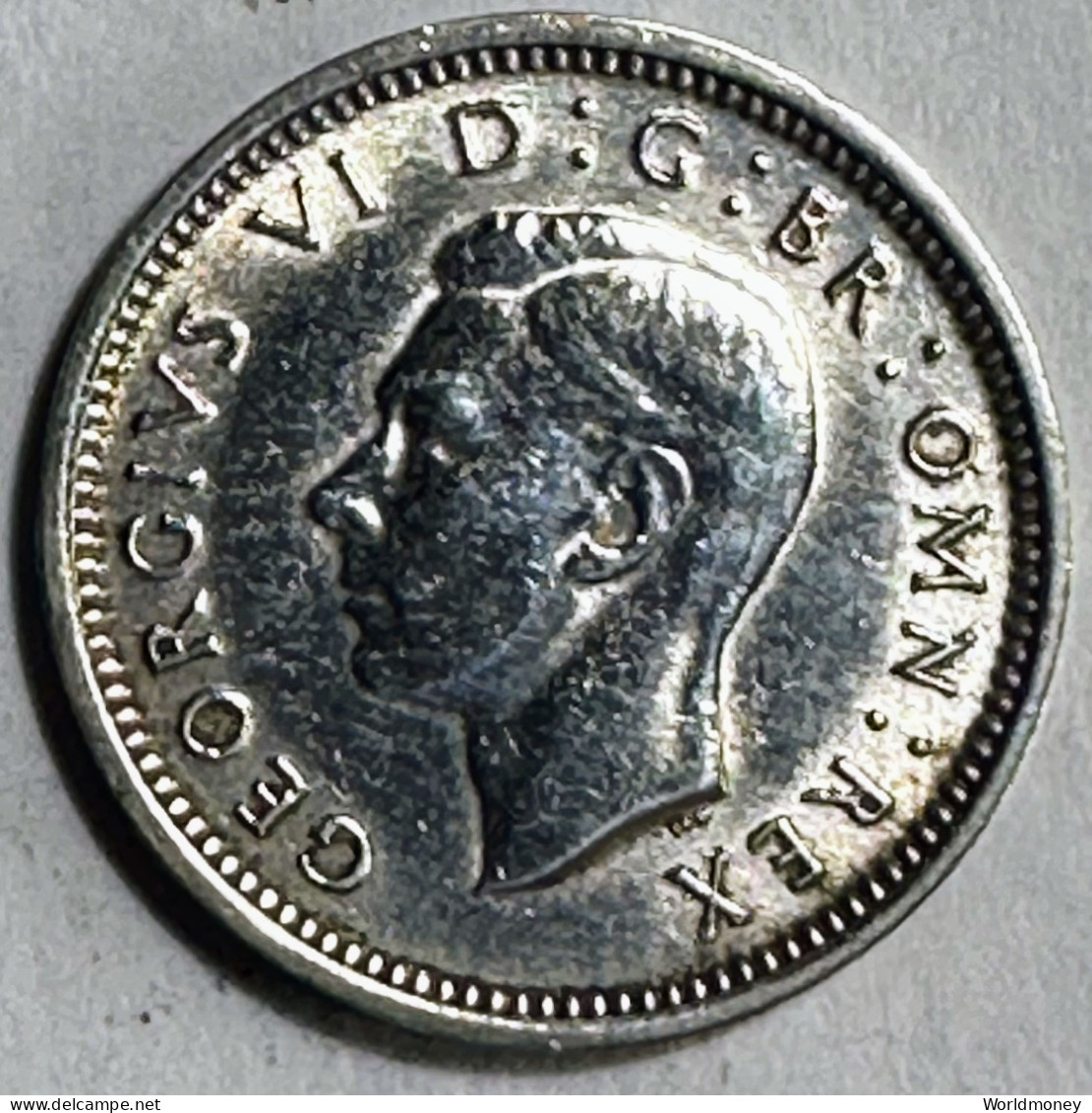 United Kingdom 3 Pence 1942 (Silver) - F. 3 Pence