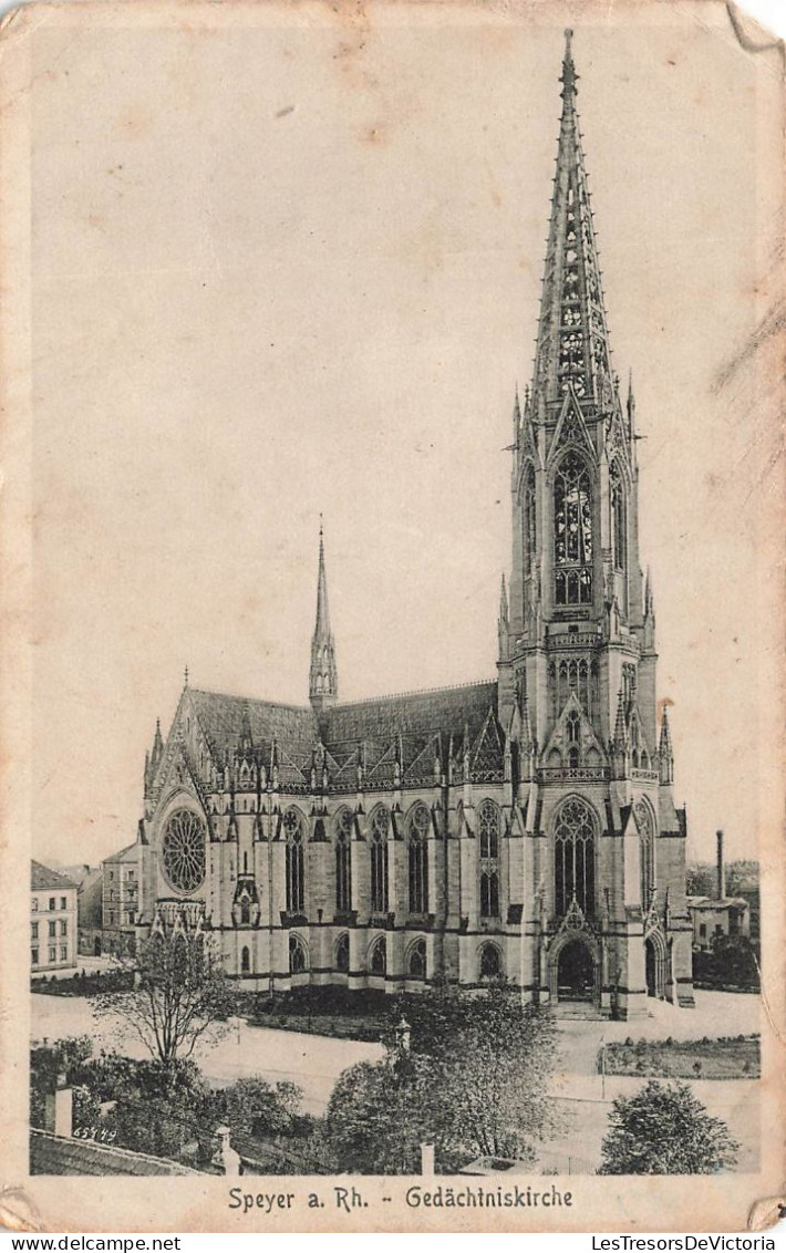 ALLEMAGNE - Speyer - Gedächtniskirche - Carte Postale Ancienne - Speyer