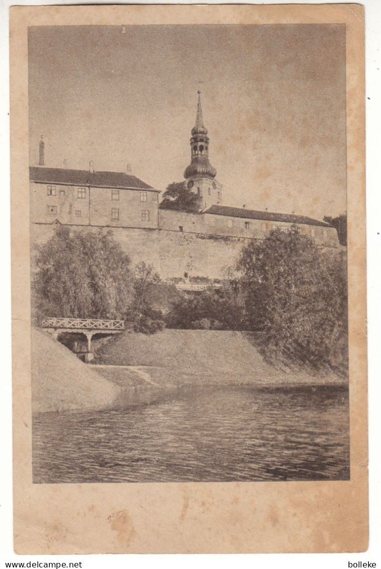 Allemagne - Ostland - Carte Postale De 1943  ? - Oblit Riga - Exp Vers Kadrina - Hitler - - Bezetting 1938-45