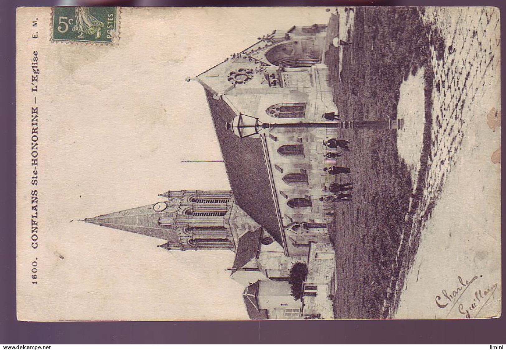 78 - CONFLANS-SAINT-HONORINE - L'ÉGLISE - ANIMÉE - - Conflans Saint Honorine