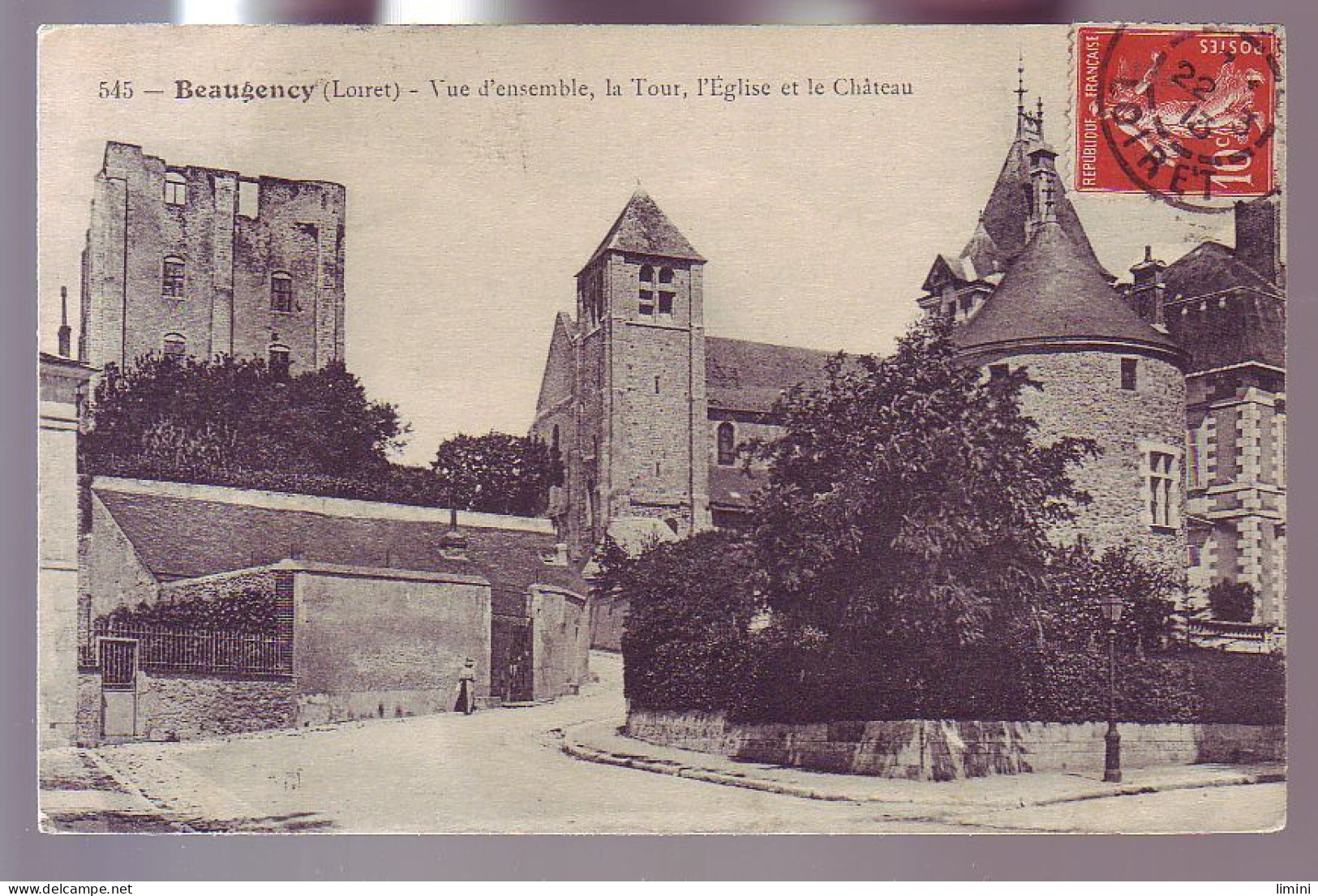 45 - BEAUGENCY - LA TOUR, L'ÉGLISE ET LE CHATEAU - - Beaugency