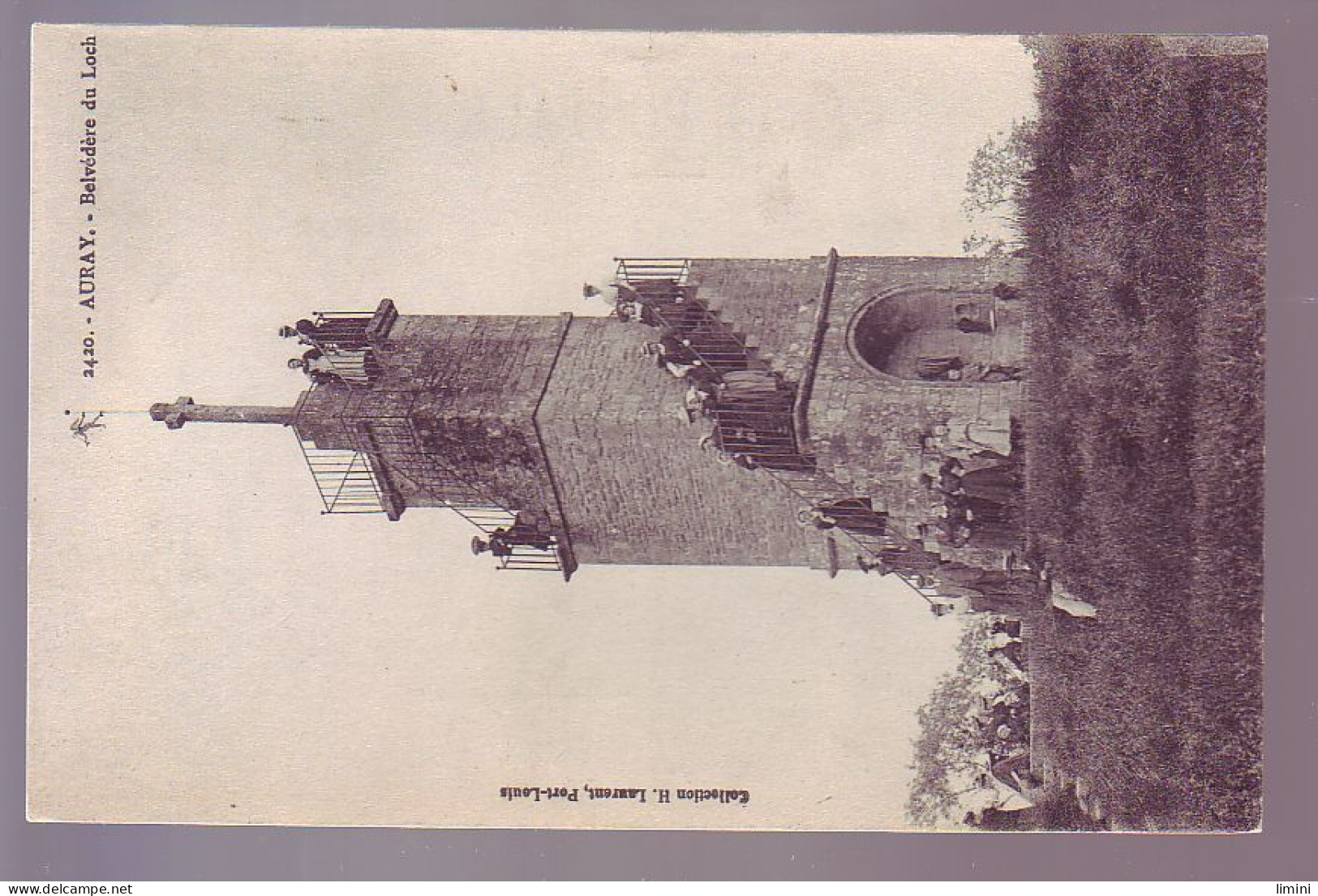 56 - AURAY - BELVEDERE DU LOCH - ANIMÉE - - Auray