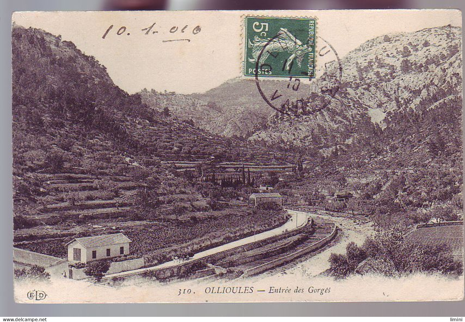 83  - OLLIOULES - ENTRÉE Des GORGES - - Ollioules