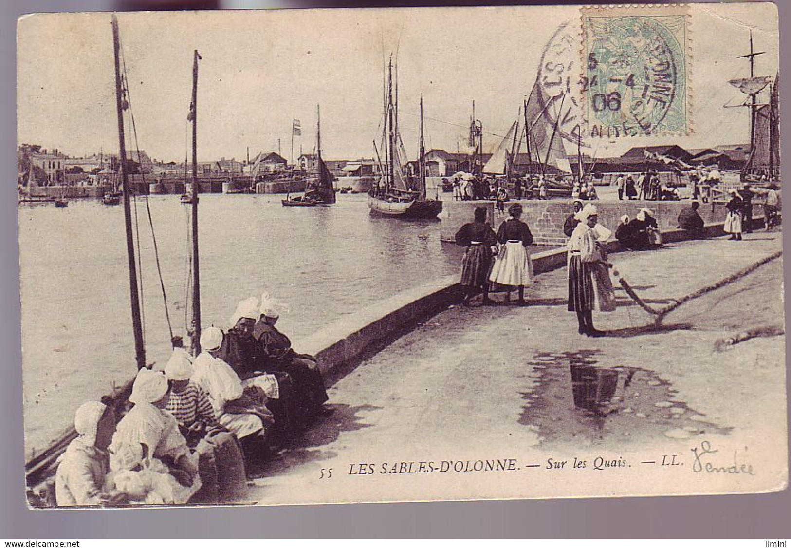 85 - SABLES D'OLONNE - SUR LES QUAIS - ANIMÉE - - Sables D'Olonne