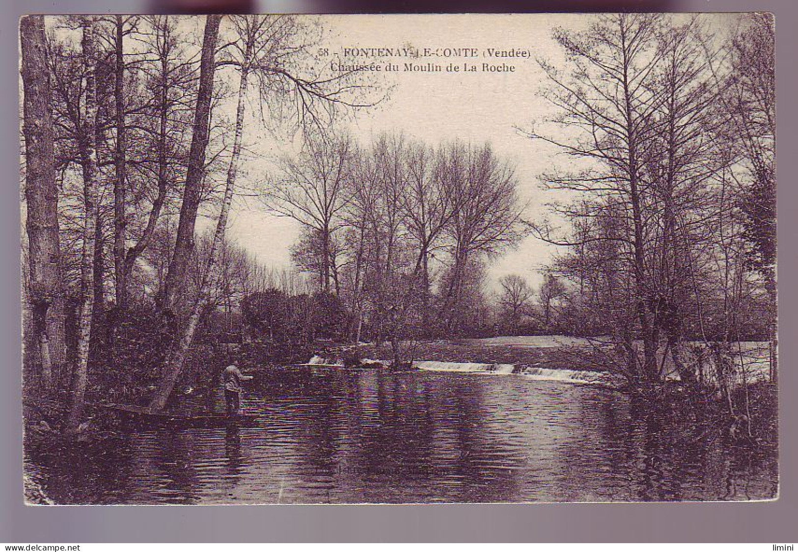 85 - FONTENAY-le-COMTE - CHAUSSÉE Du MOULIN De La ROCHE - ANIMÉE - - Fontenay Le Comte