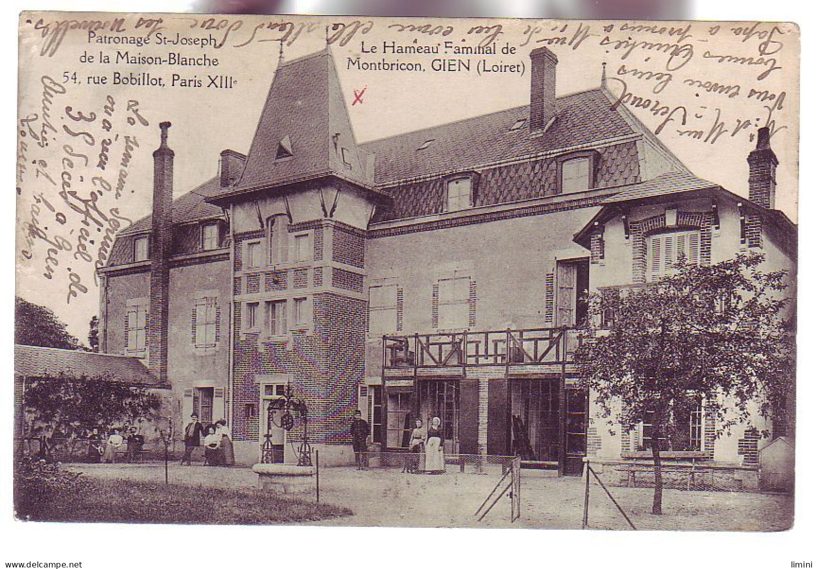 45 - GIEN  - LE HAMEAU FAMILIAL DE MONTBRICON - ANIMÉE - - Gien