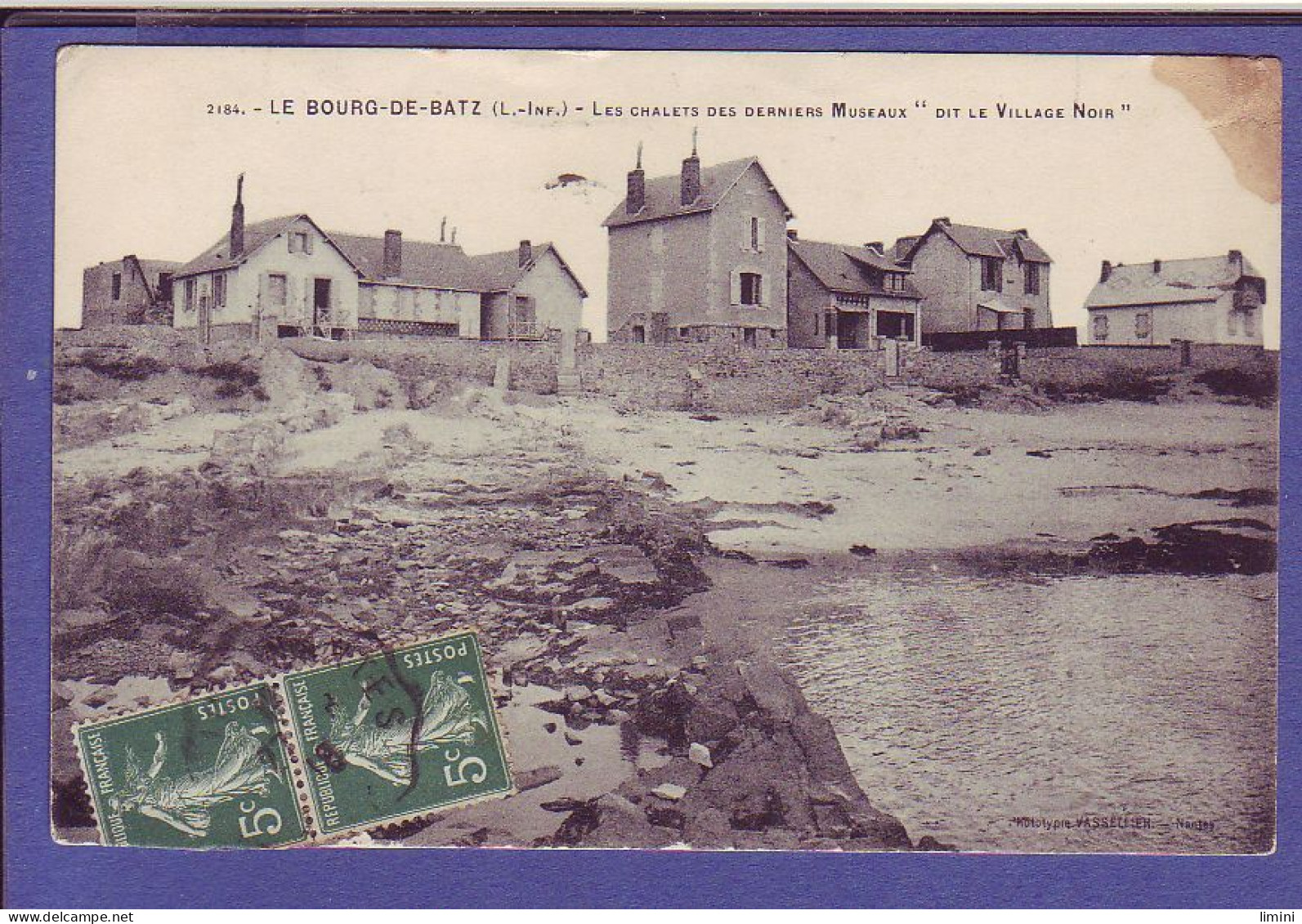 44 - BOURG-de BATZ - LES CHALETS DIT LE VILLAGE NOIR  - - Batz-sur-Mer (Bourg De B.)