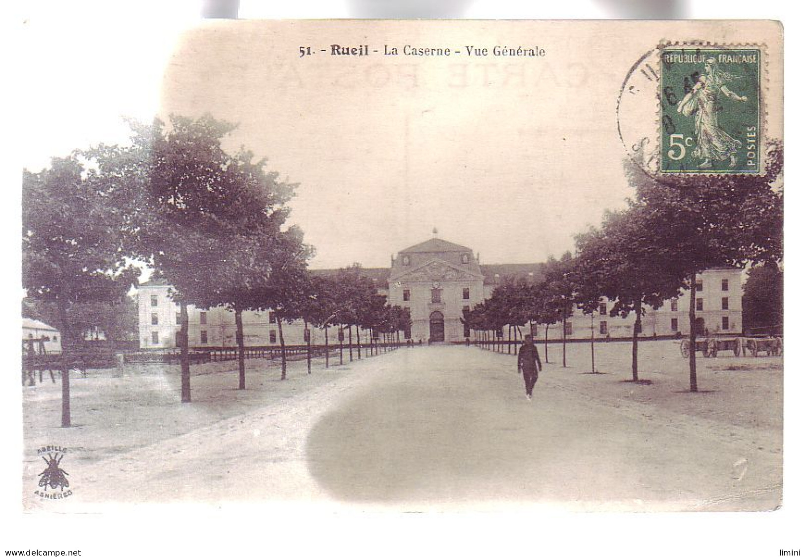 92 - RUEIL - LA CASERNE - VUE GÉNÉRALE - ANIMÉE - - Rueil Malmaison