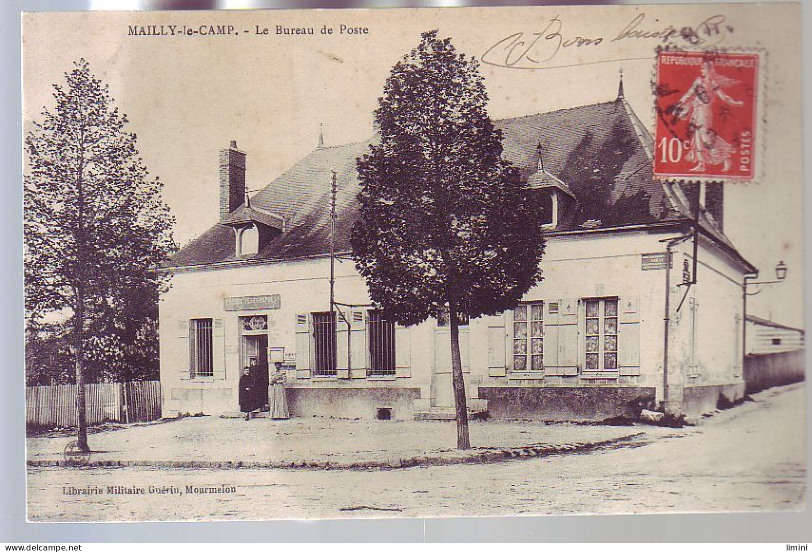 10 - CAMP De MAILLY - LE BUREAU DE POSTE - ANIMÉE - - Mailly-le-Camp