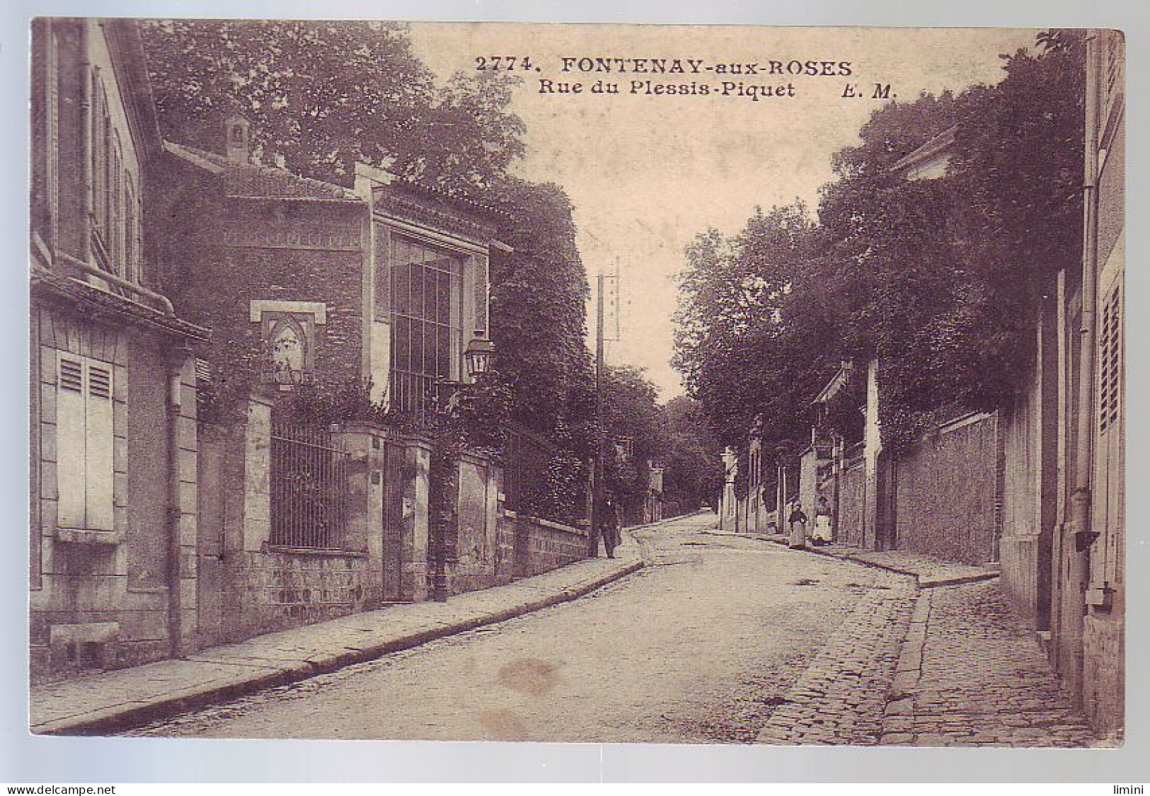 92 - FONTENAY-aux-ROSES - RUE DU PLESSIS-PIQUET - ANIMÉE - - Fontenay Aux Roses