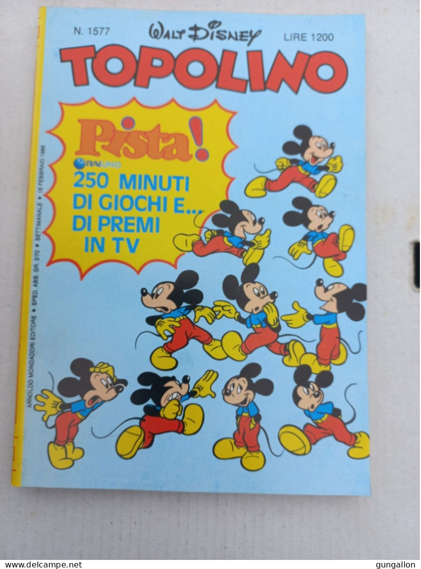 Topolino (Mondadori 1986) N. 1577 - Disney