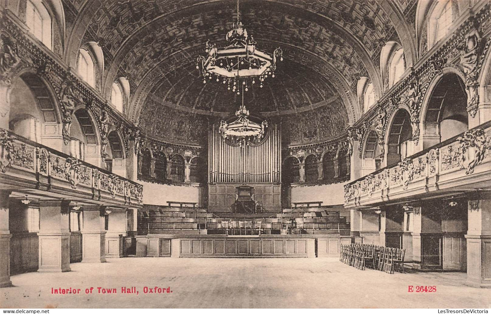 ROYAUME UNI - Oxford - Interior Of Town Hall - Carte Postale Ancienne - Oxford